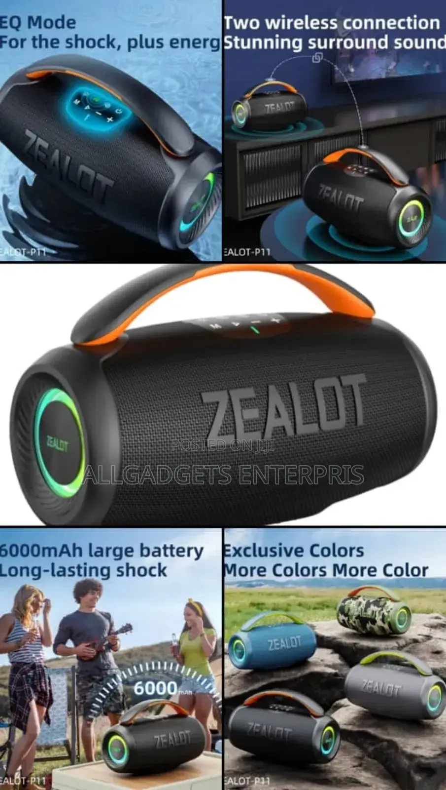 P11 Zeallot Speaker 60w JBL Sounds