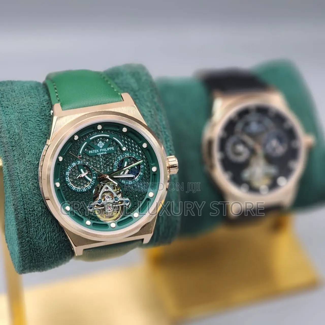 Patek Philippe Quality Luxury Men Jeans Strap Wristwatch