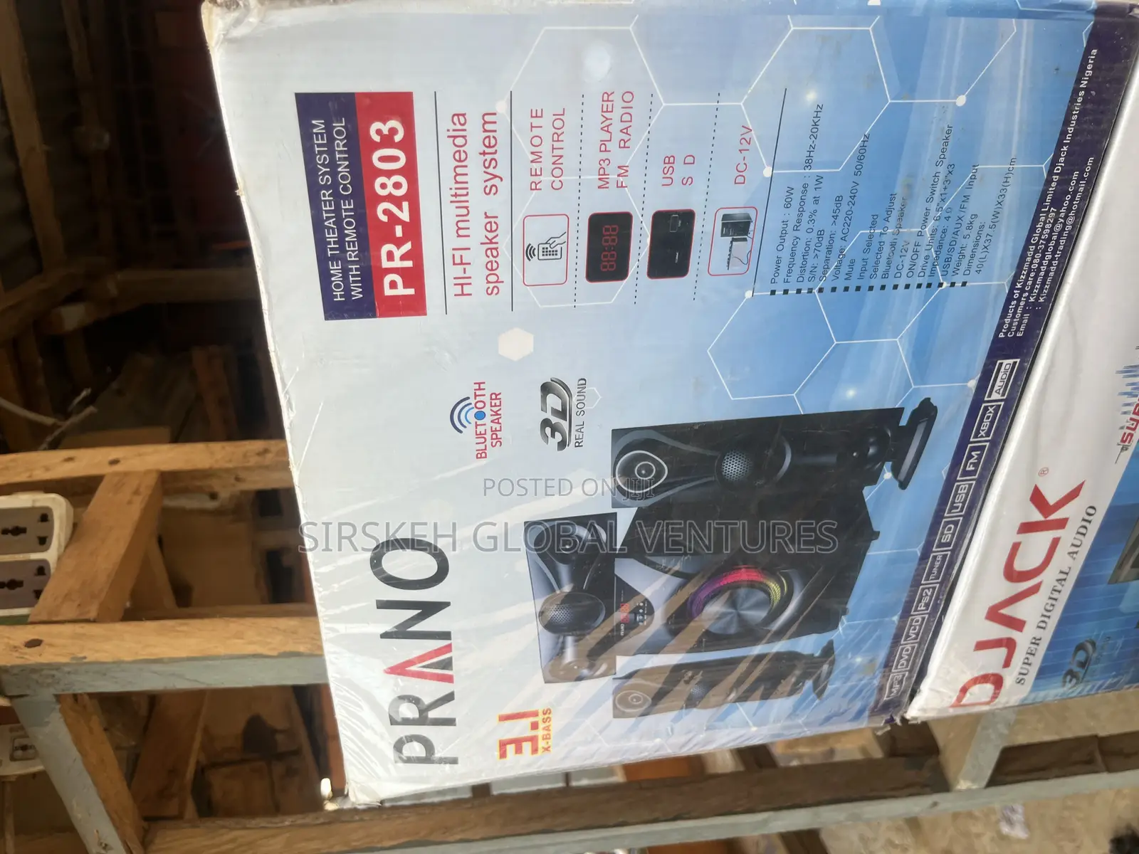 Prano 3.1 (2803) Bluetooth Home Theatre