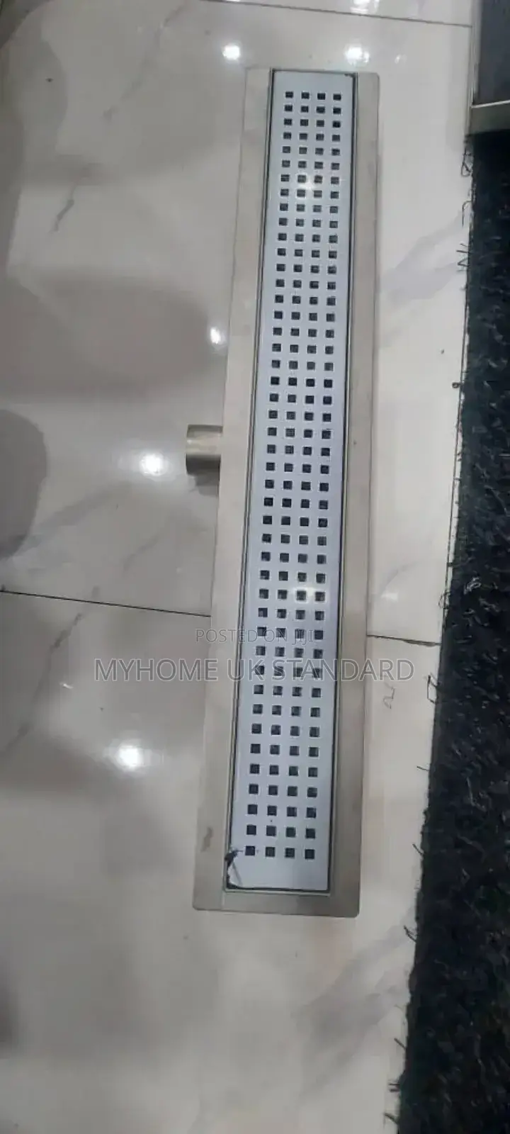 60cm Floor Drainer, Side Exit Anti Rust