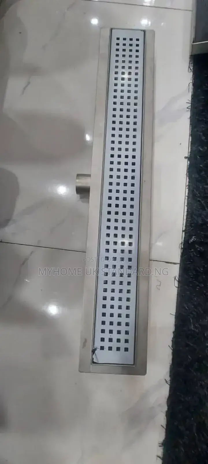 60cm Floor Drainer, Side Exit Anti Rust