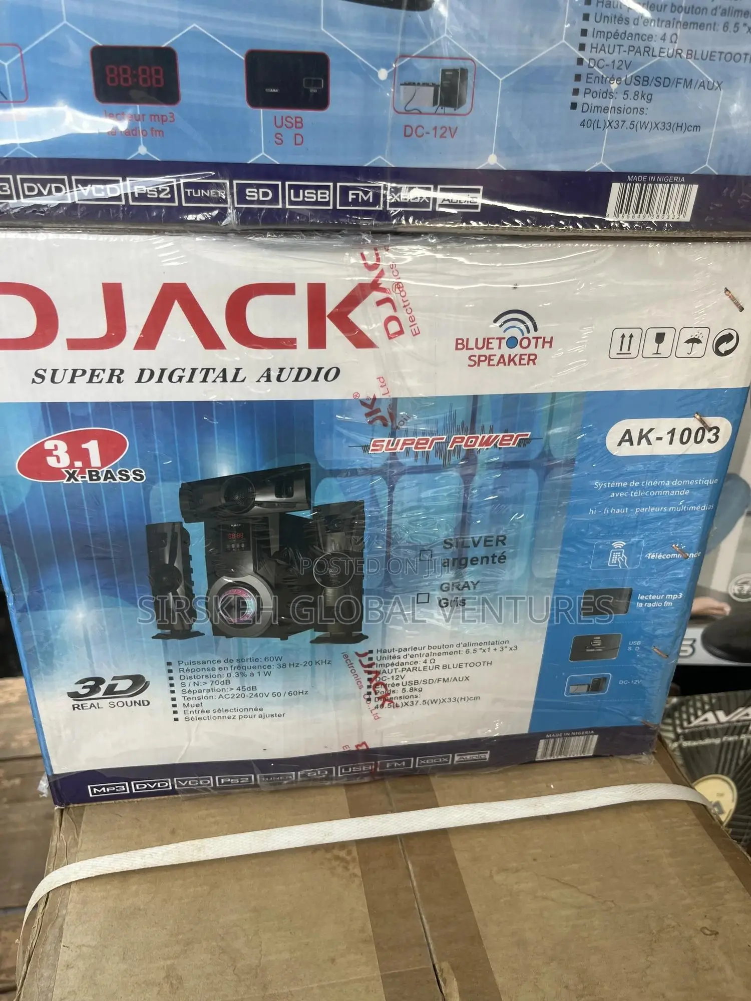 Djack 3.1 (Ak-1003) Bluetooth Home Theatre