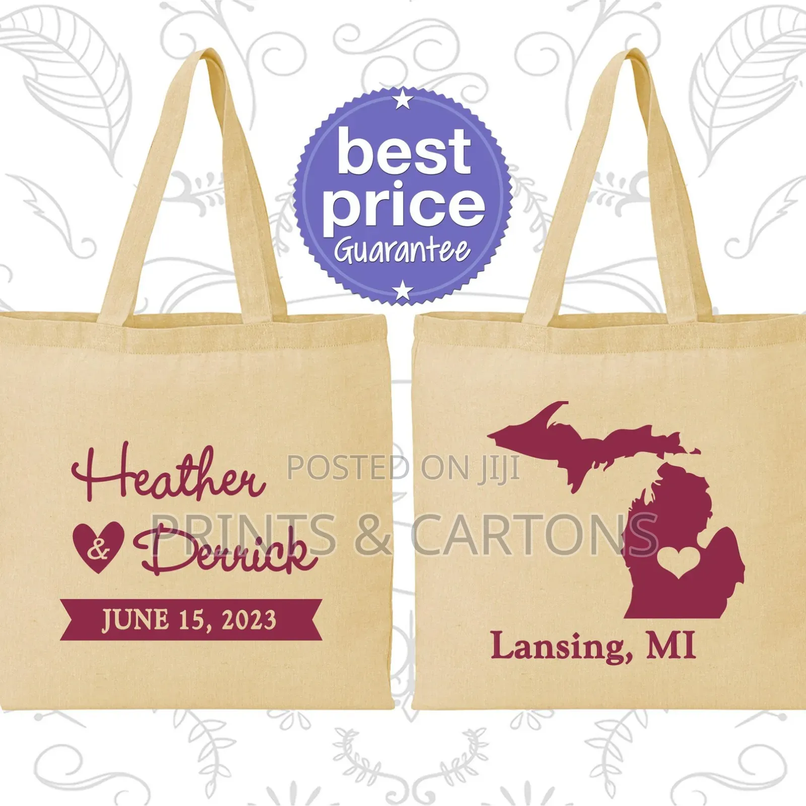 Branded Tote Bags for Wedding. ##