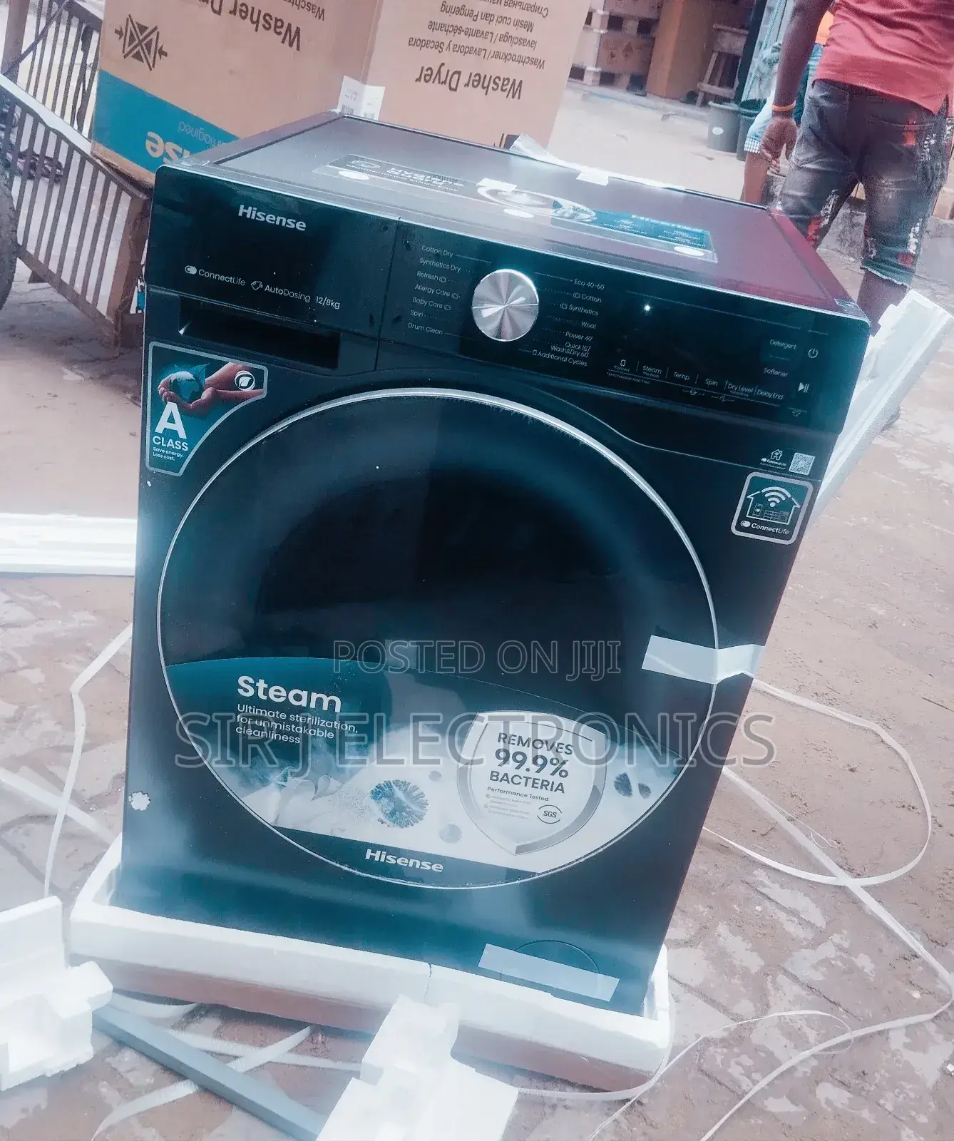 Hisense 12kg Automatic Frontloader Washing & Drying Machine