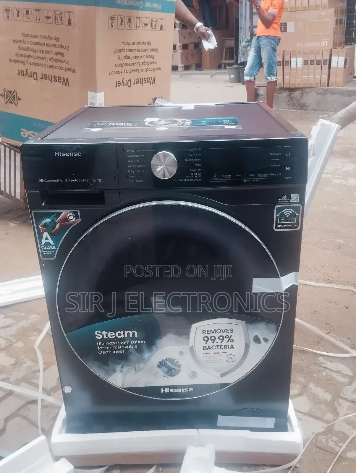Brand New 12kg Hisense Automatic Washing And Dry Machine