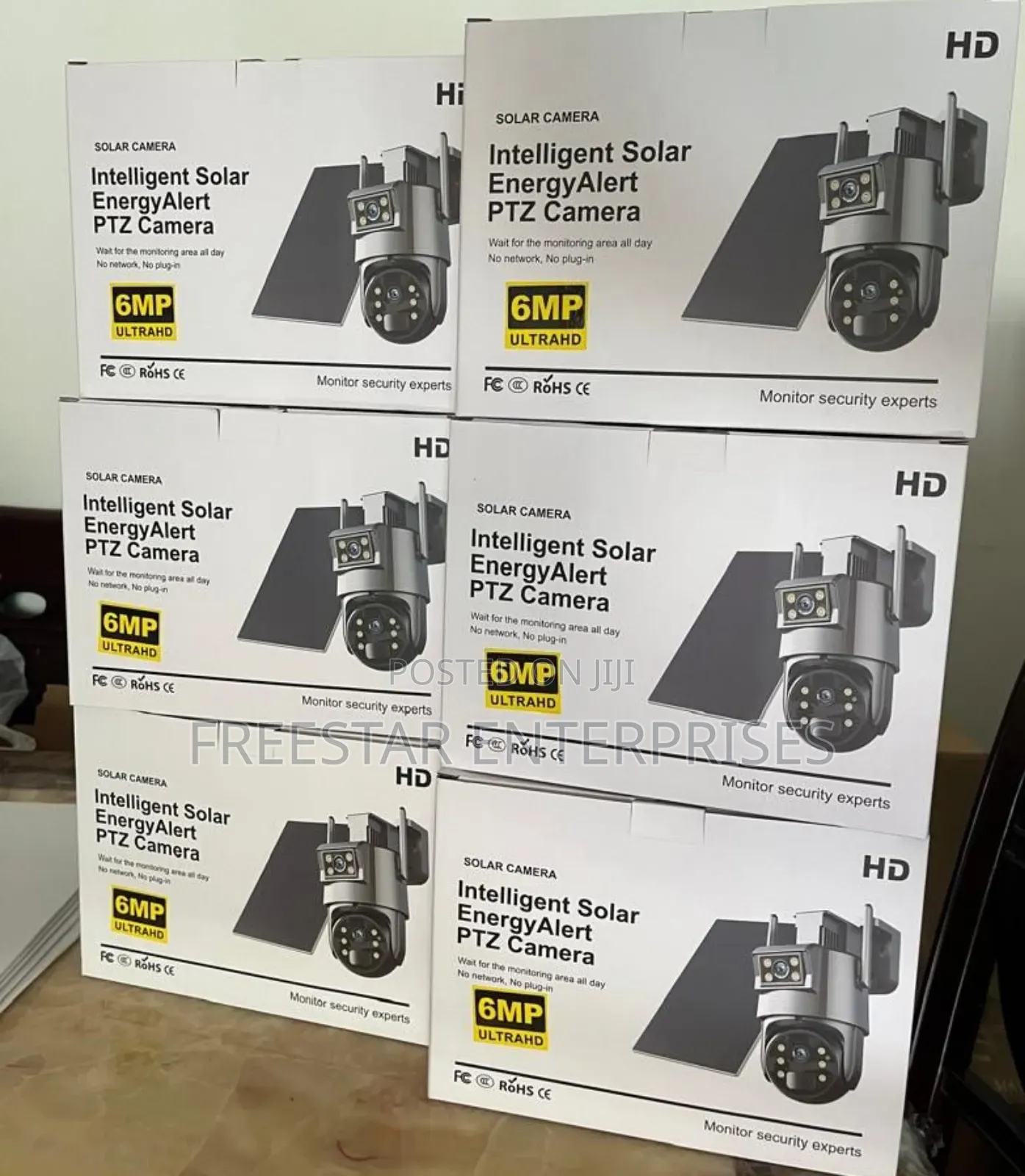 Ubox Dual Lens Solar CCTV Camera. Solar Cctv.