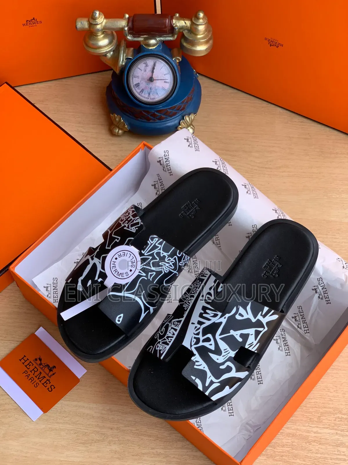 Pure Quality Luxury Men's Slippers Hermes Well Branded