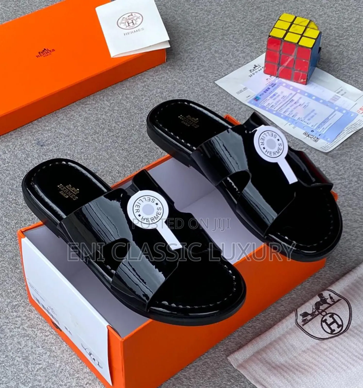 Pure Quality Luxury Men's Slippers Hermes Well Branded