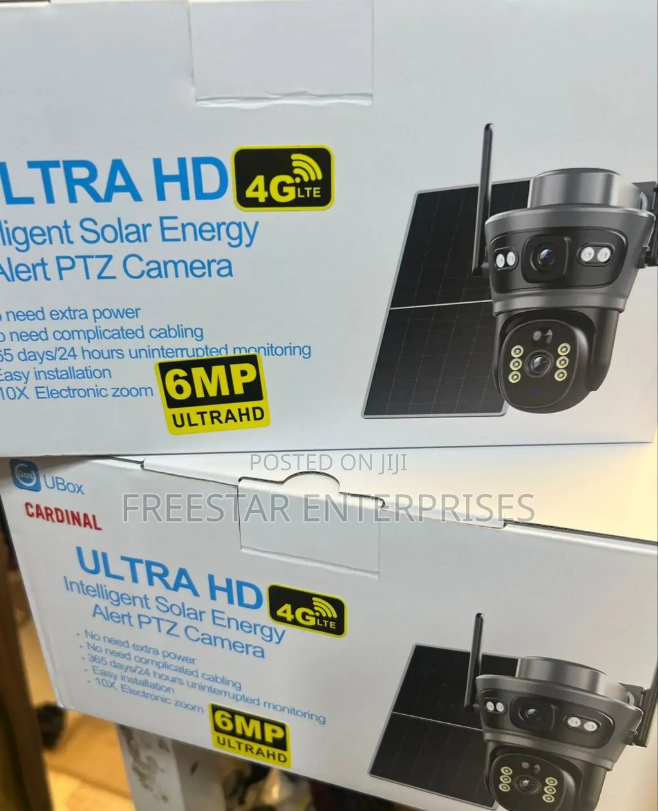 Hd Ubox Dual Lens Solar CCTV Camera. Hd Solar Cctv.