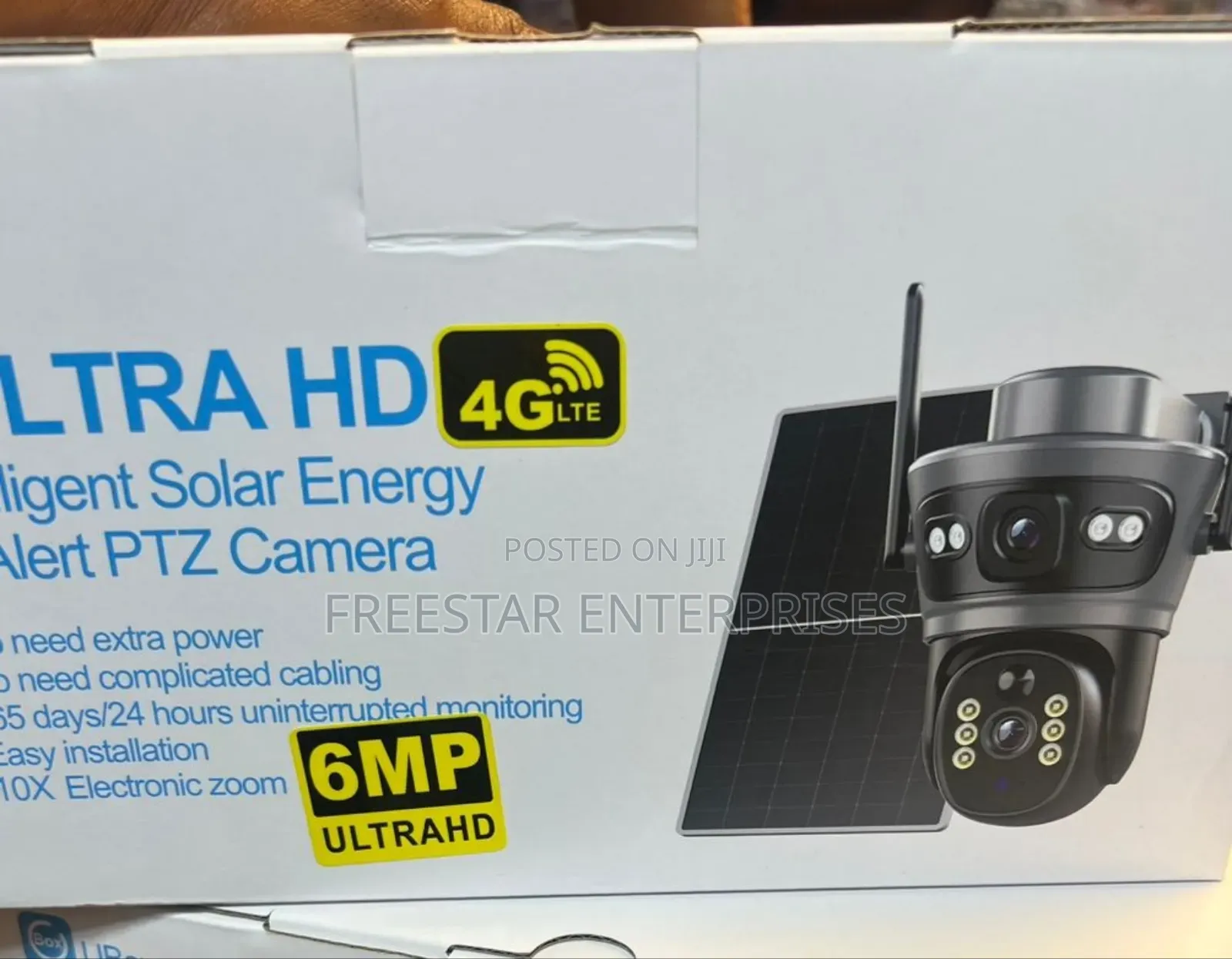Hd Ubox Dual Lens Solar CCTV Camera. Hd Solar Cctv.