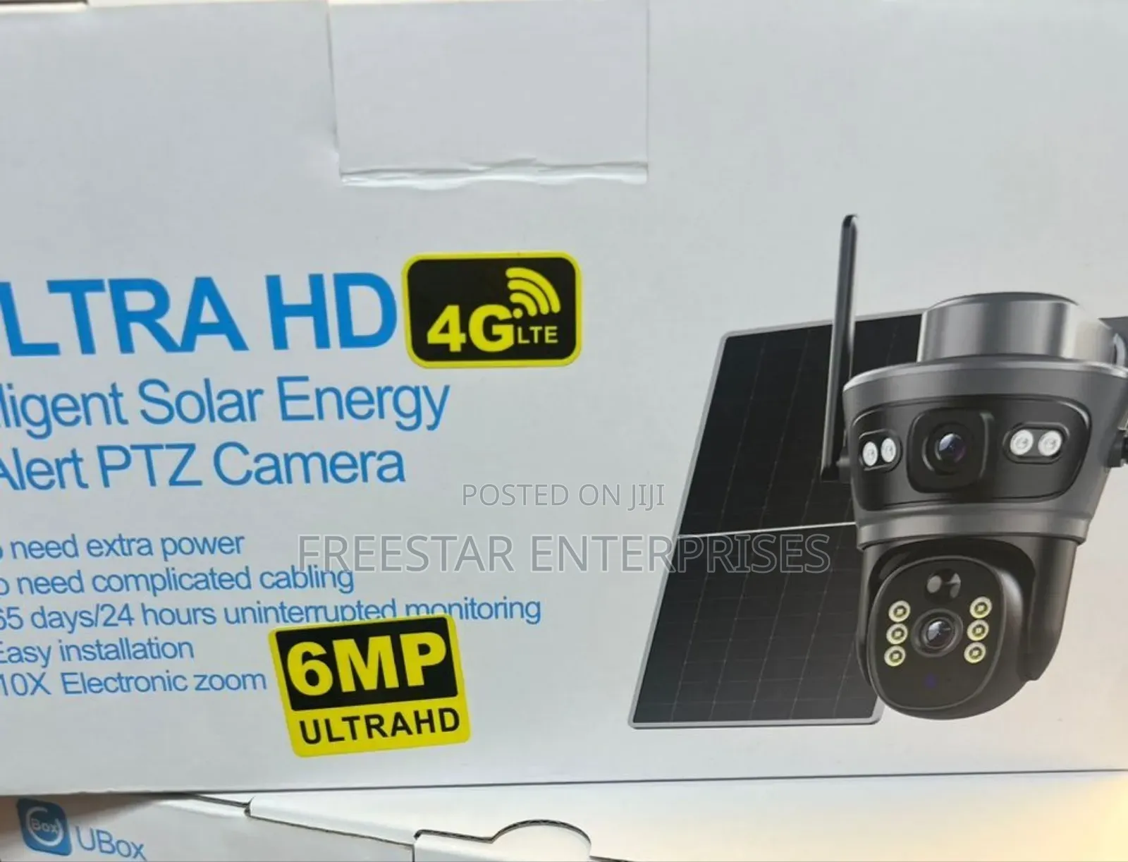 Hd Ubox Dual Lens Solar CCTV Camera. Hd Solar Cctv.