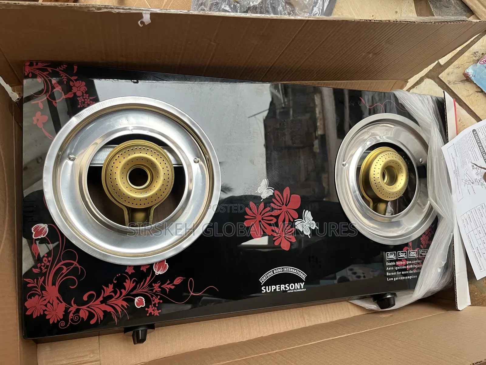 2 Face Table Gas Stove Burner