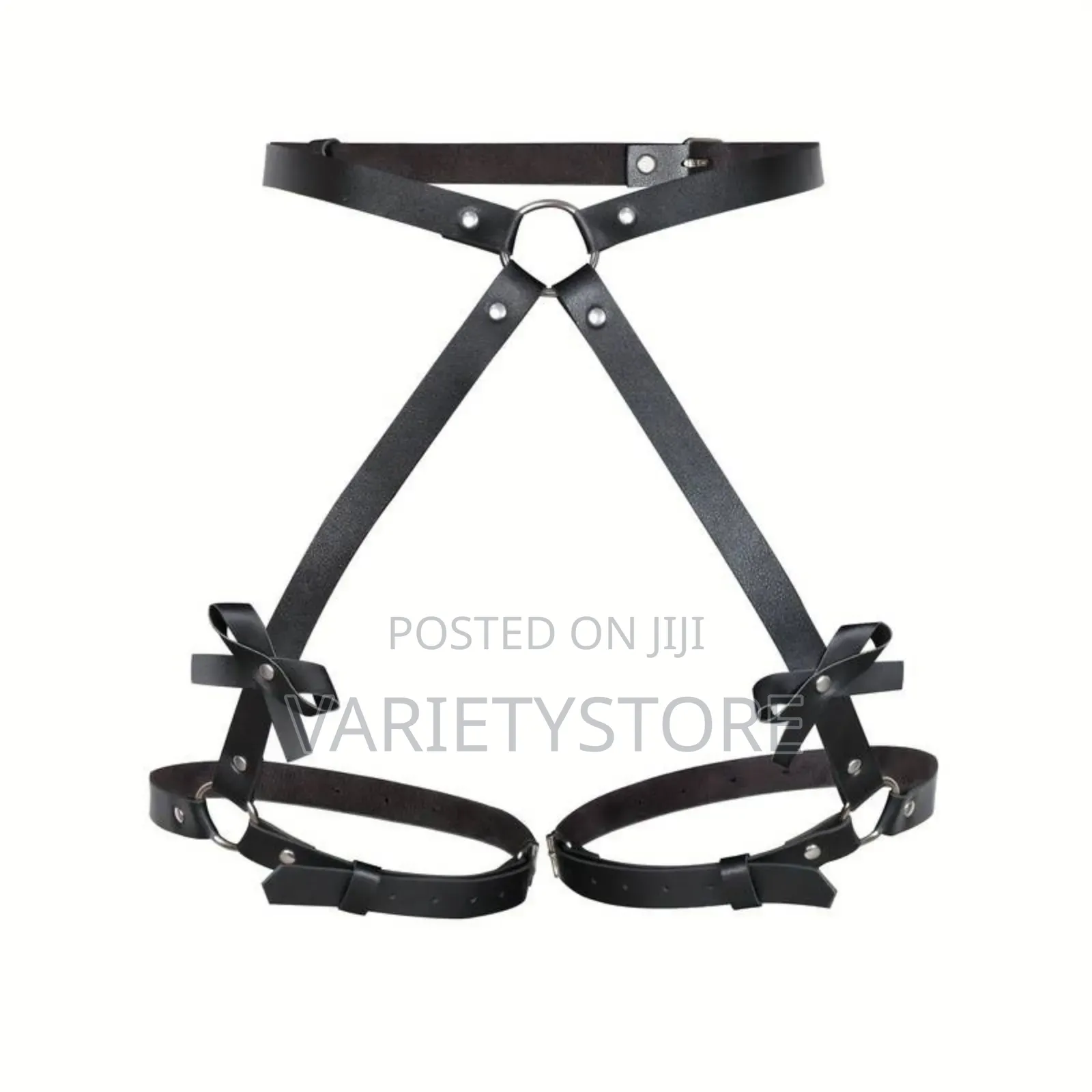 Bondage Leather Pu Belt Flirty Short With Bracelet