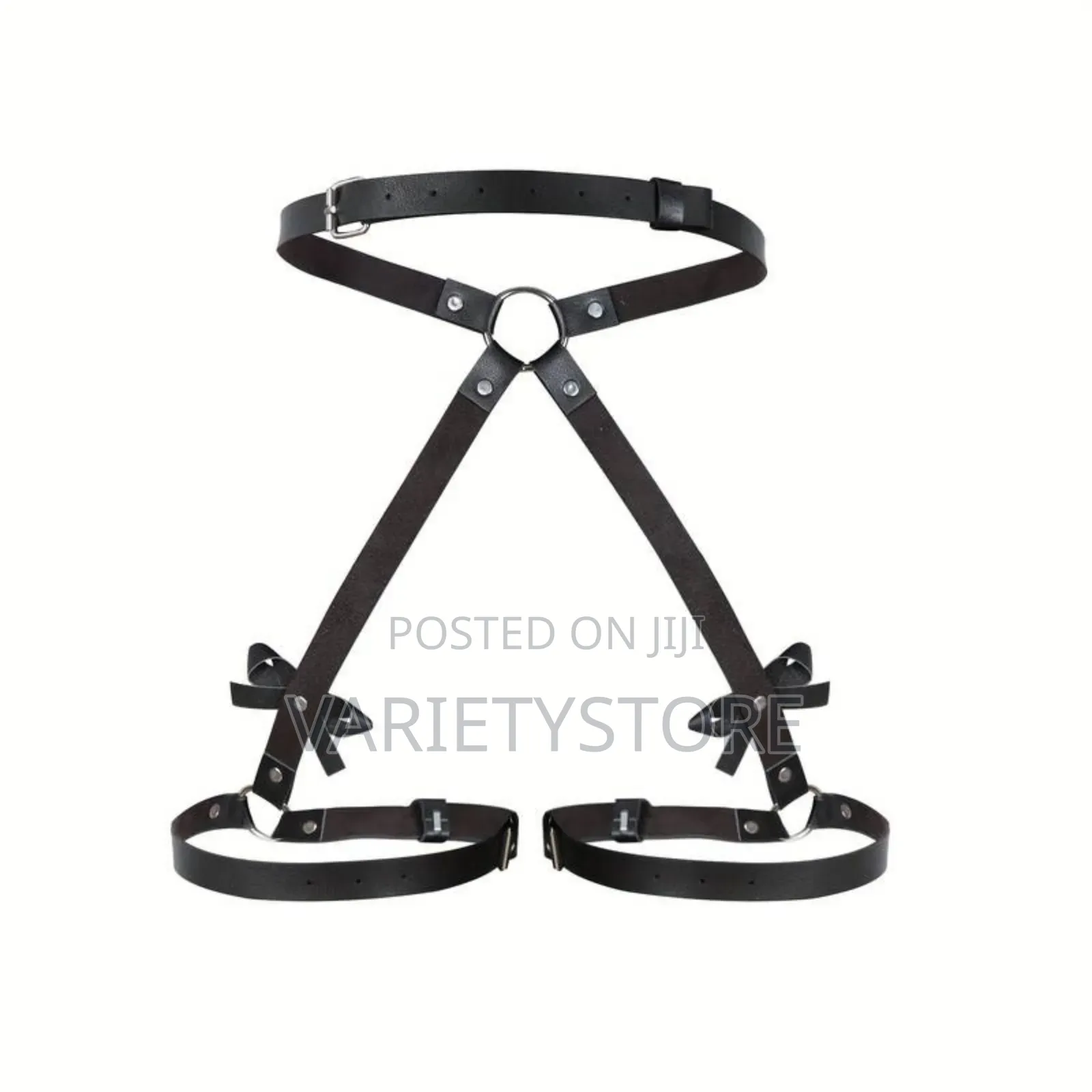 Bondage Leather Pu Belt Flirty Short With Bracelet