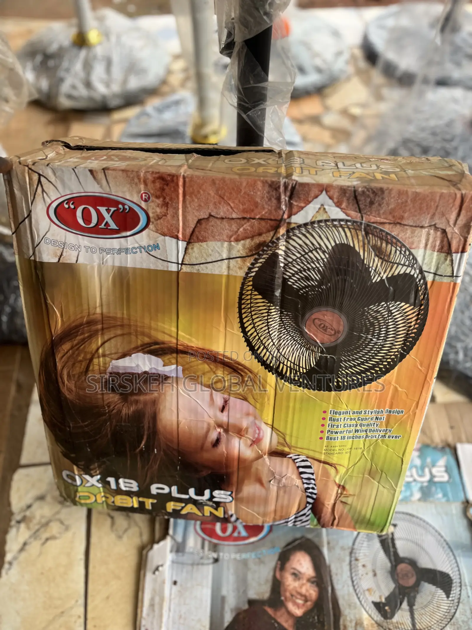 18” Ox Orbit Fan