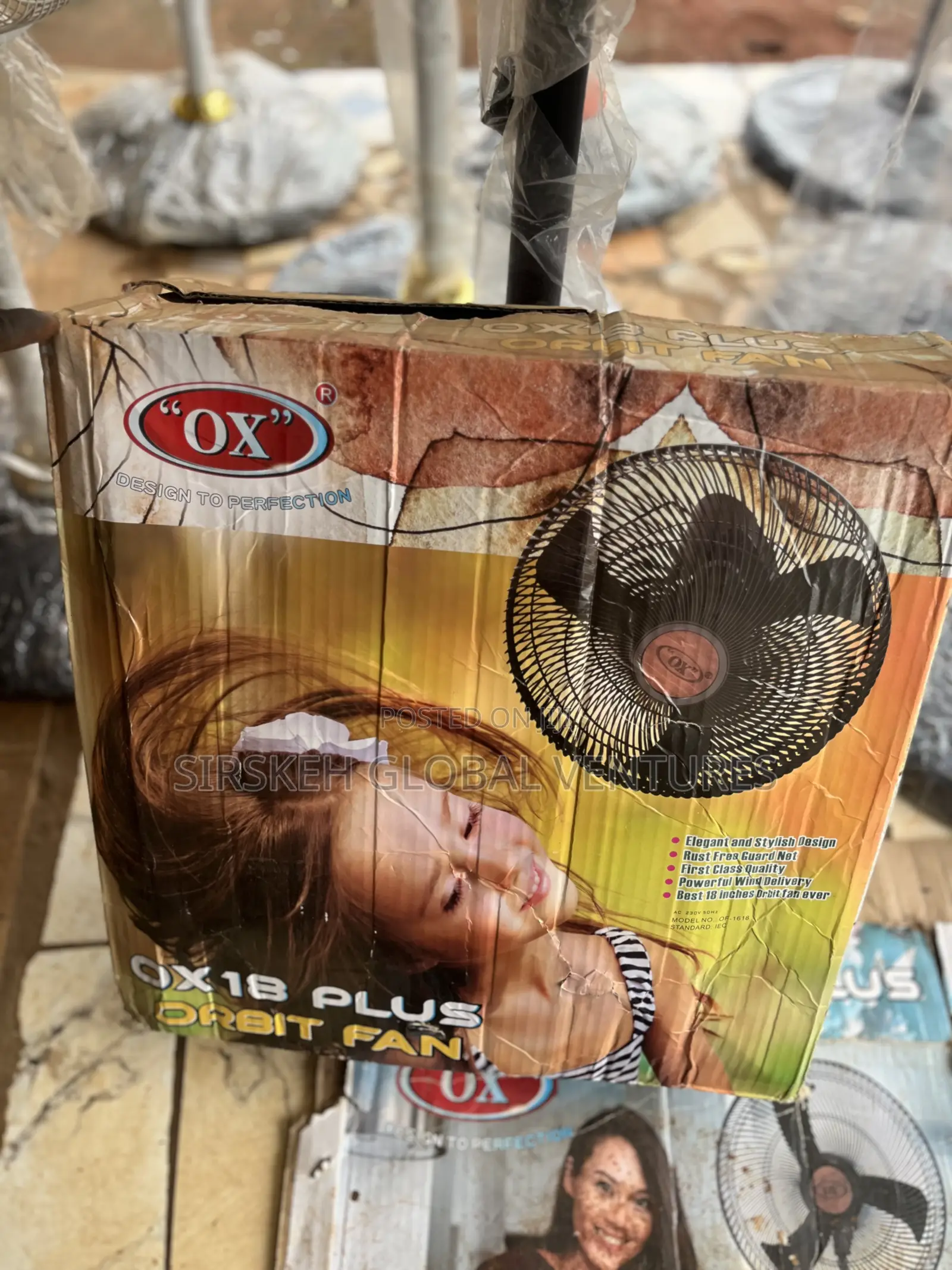 18” Ox Orbit Fan