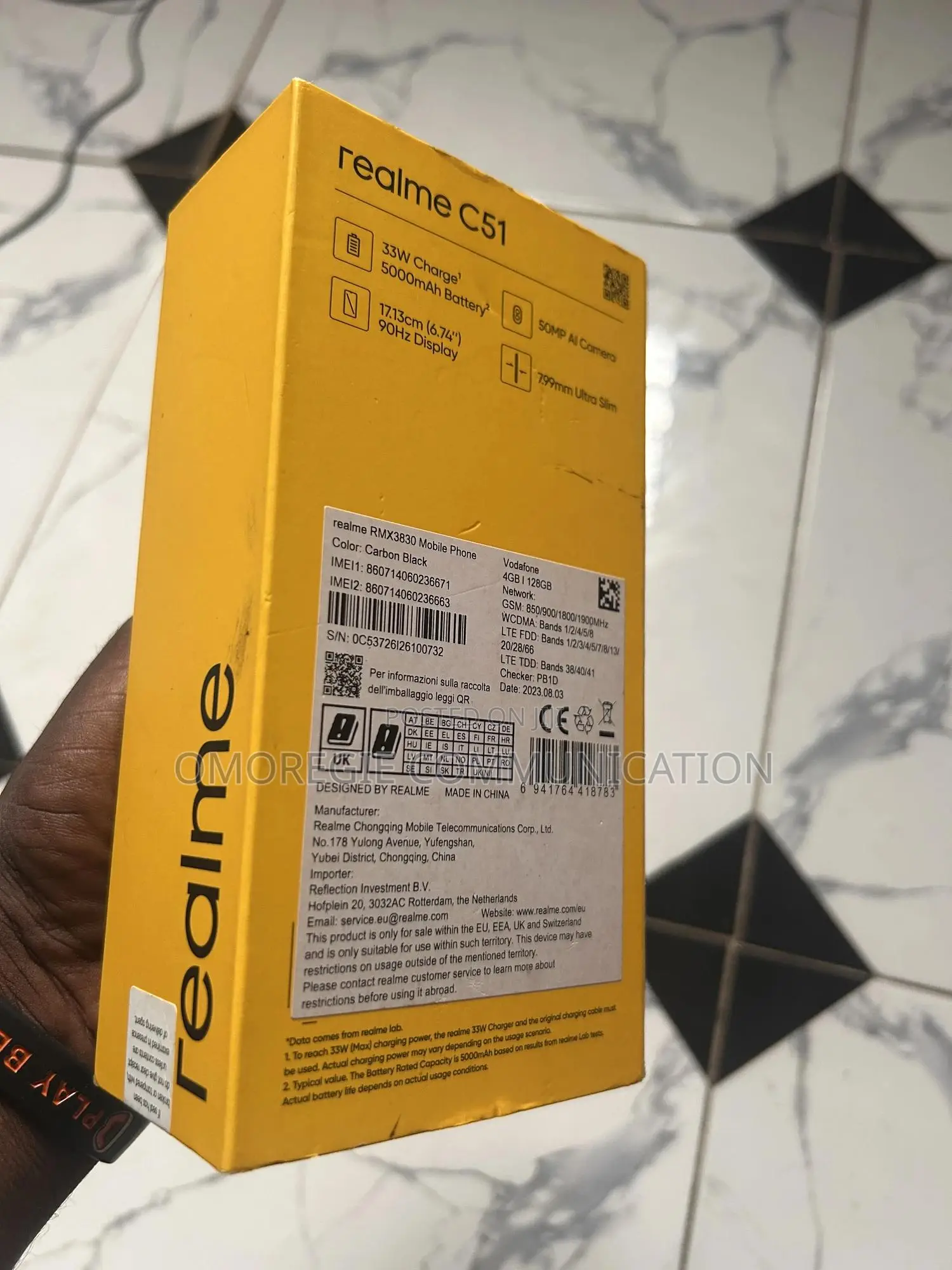 New Realme C51 128 GB Black