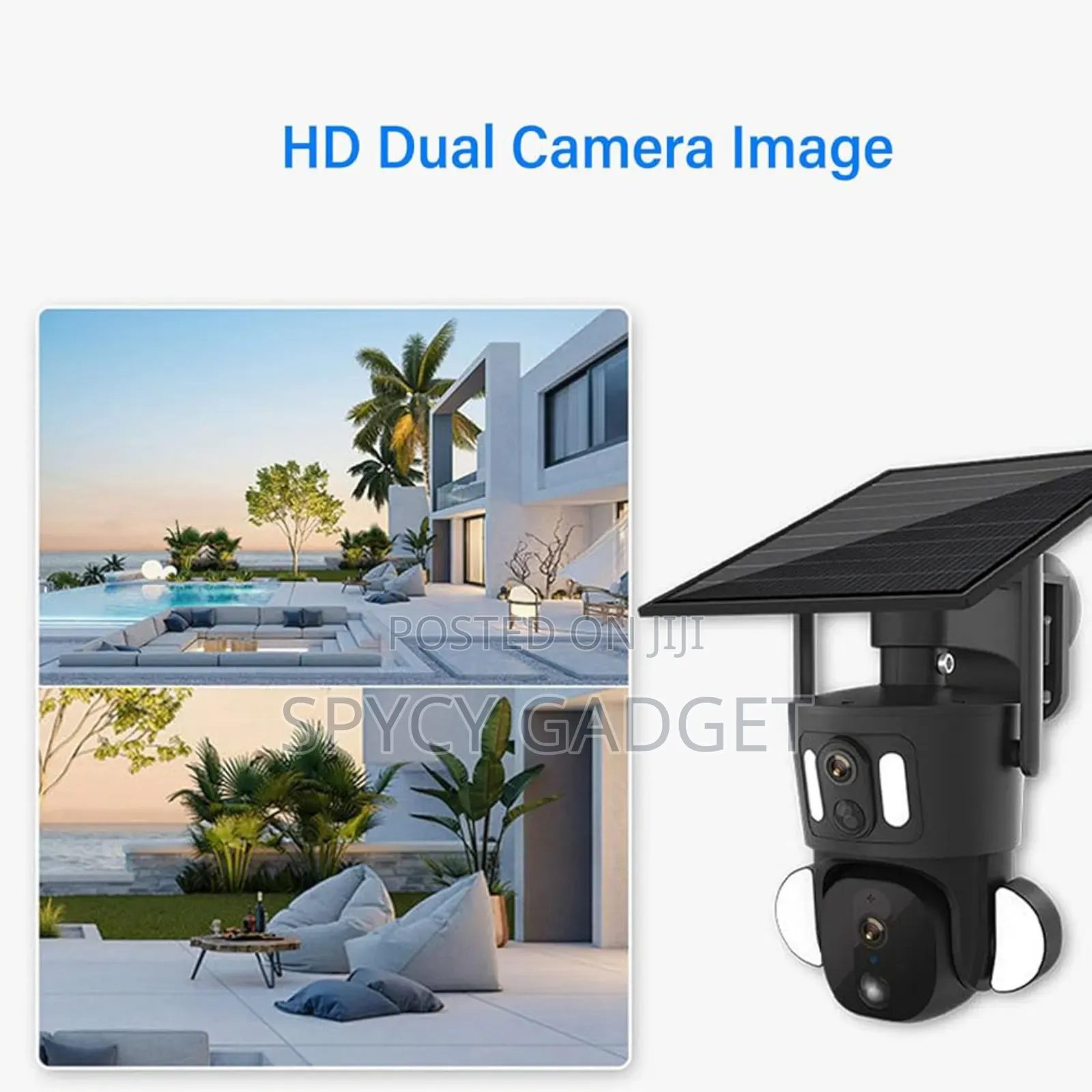 Ubox 4g Dual Lens Solar PTZ Surveillance Ip Camera