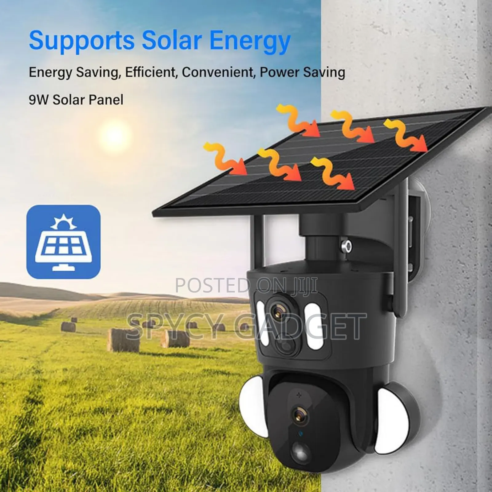 Ubox 4g Dual Lens Solar PTZ Surveillance Ip Camera