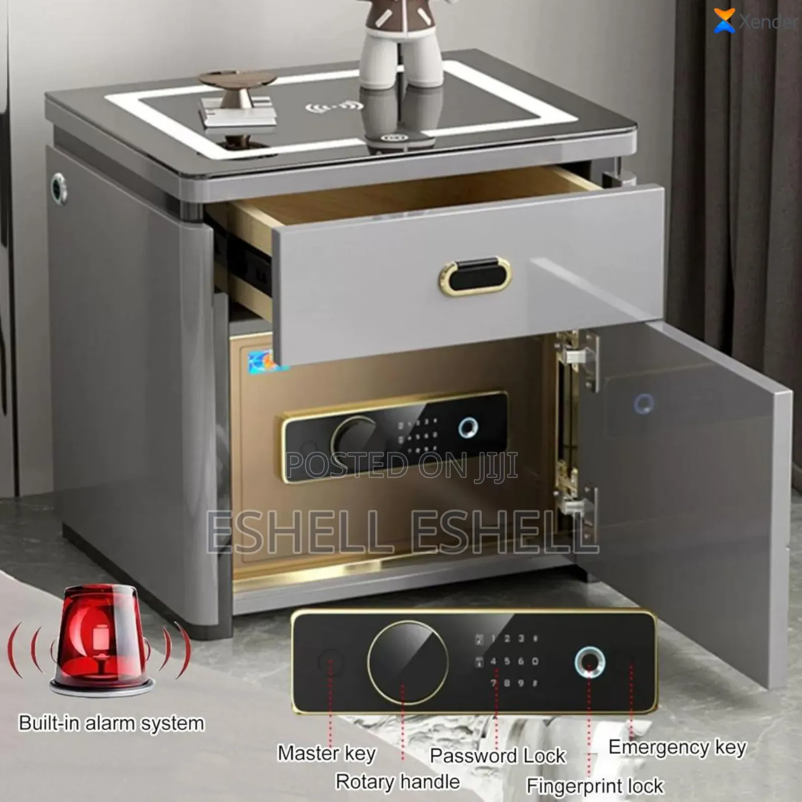 Smart Side Drawer With Built In Safe