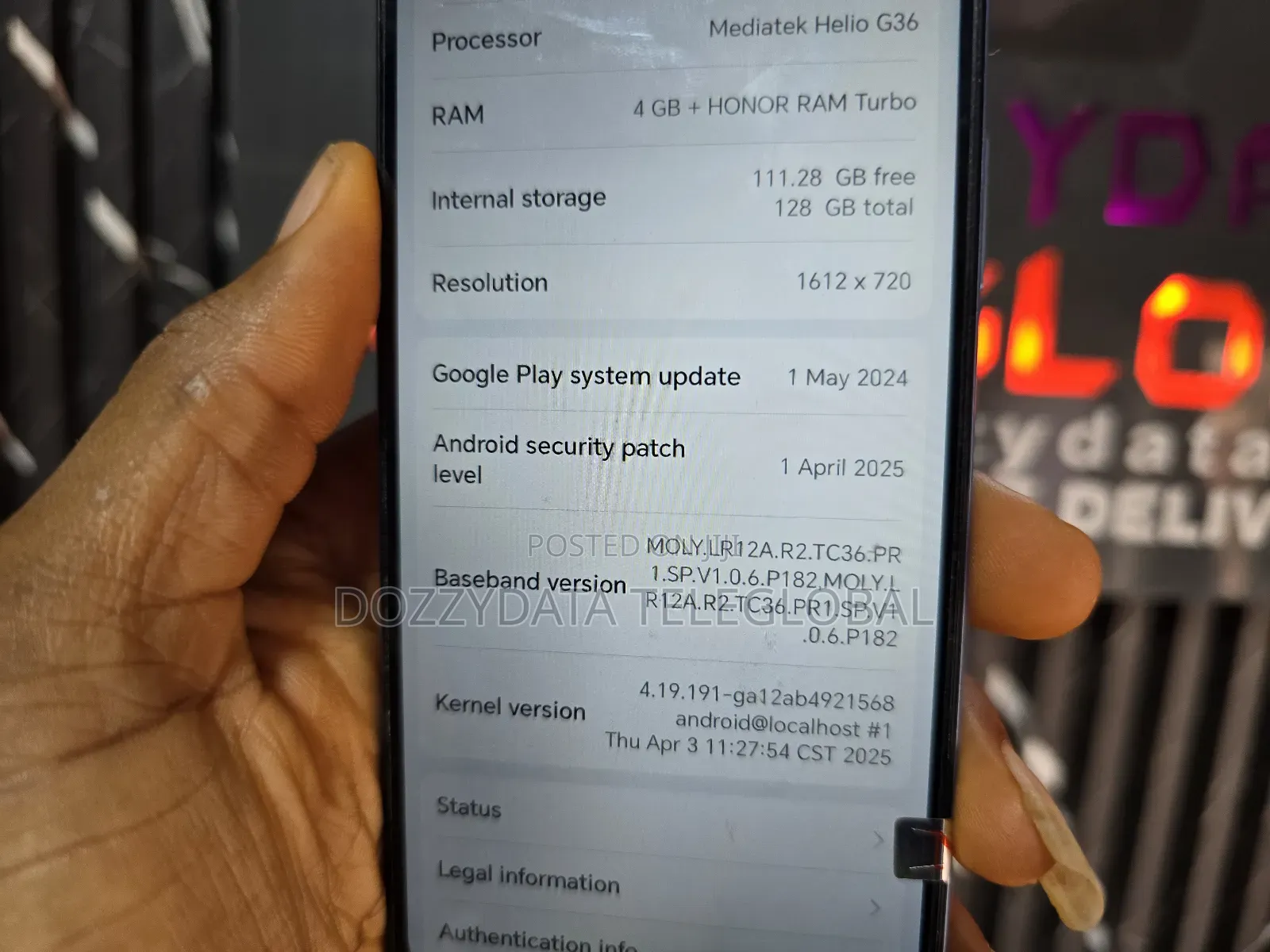 Honor X6 128 GB Blue
