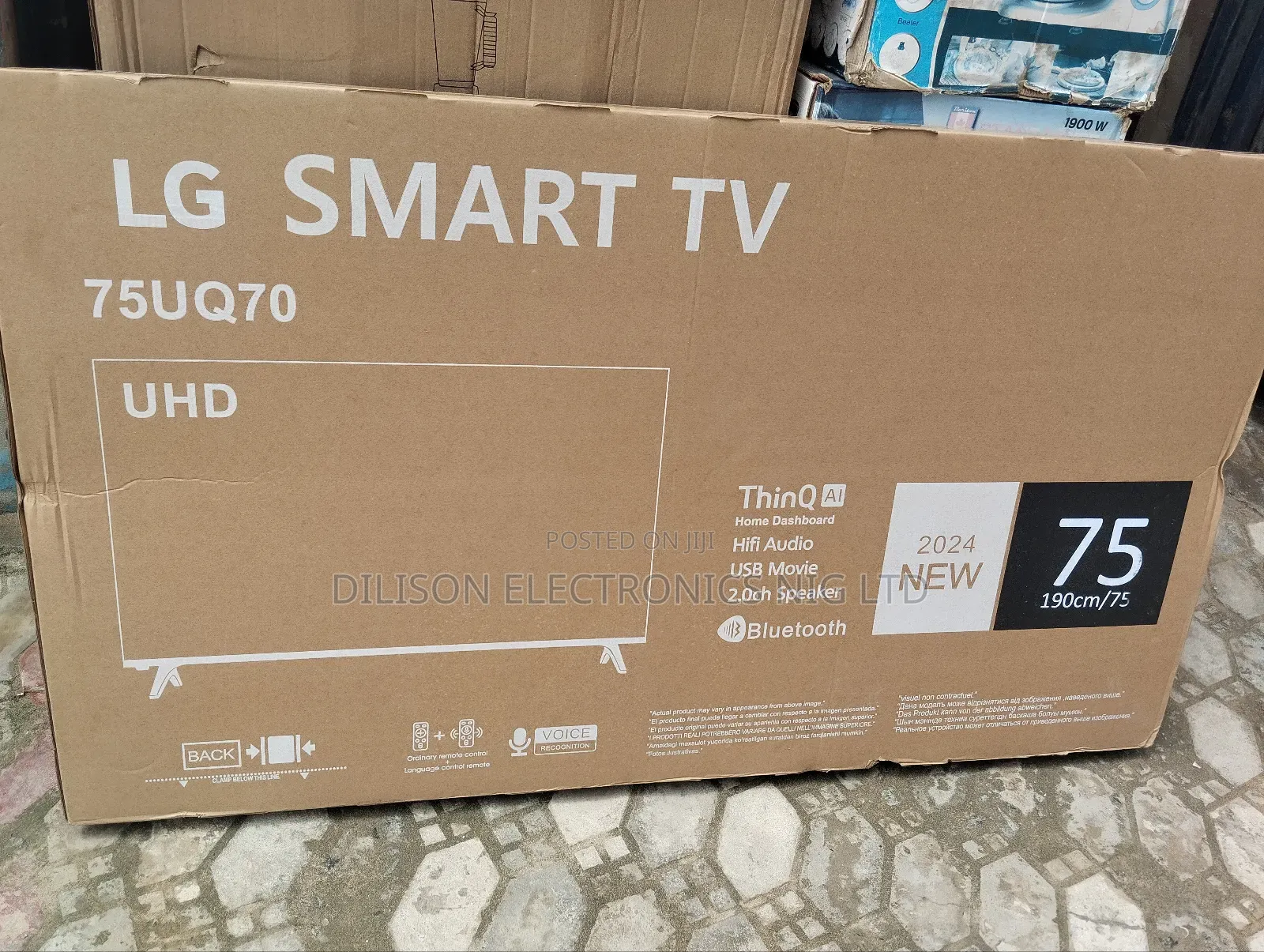 Original Lg 75" Thinq Internet Smart Tv