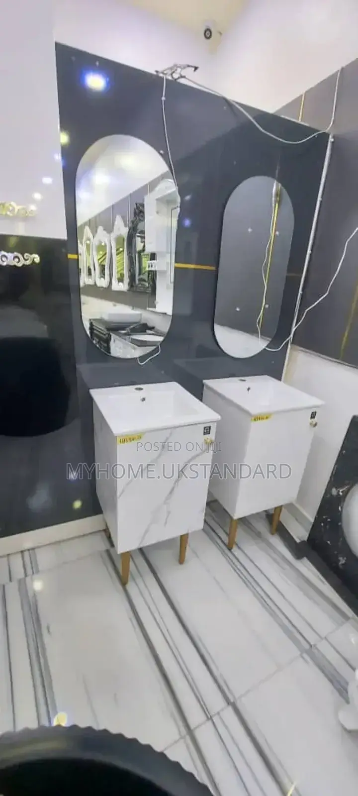 Free Standing Cabinet With Mirror