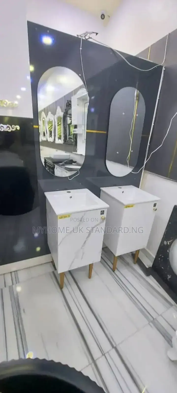 Free Standing Cabinet With Mirror