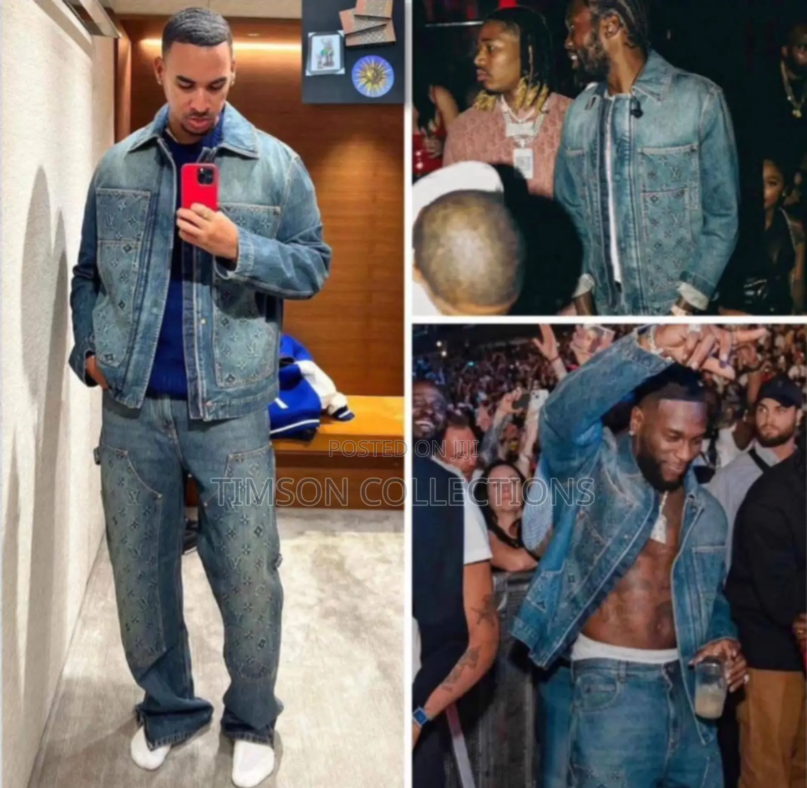 Best Premium Quality Louis Vuitton Jeans Up and Down