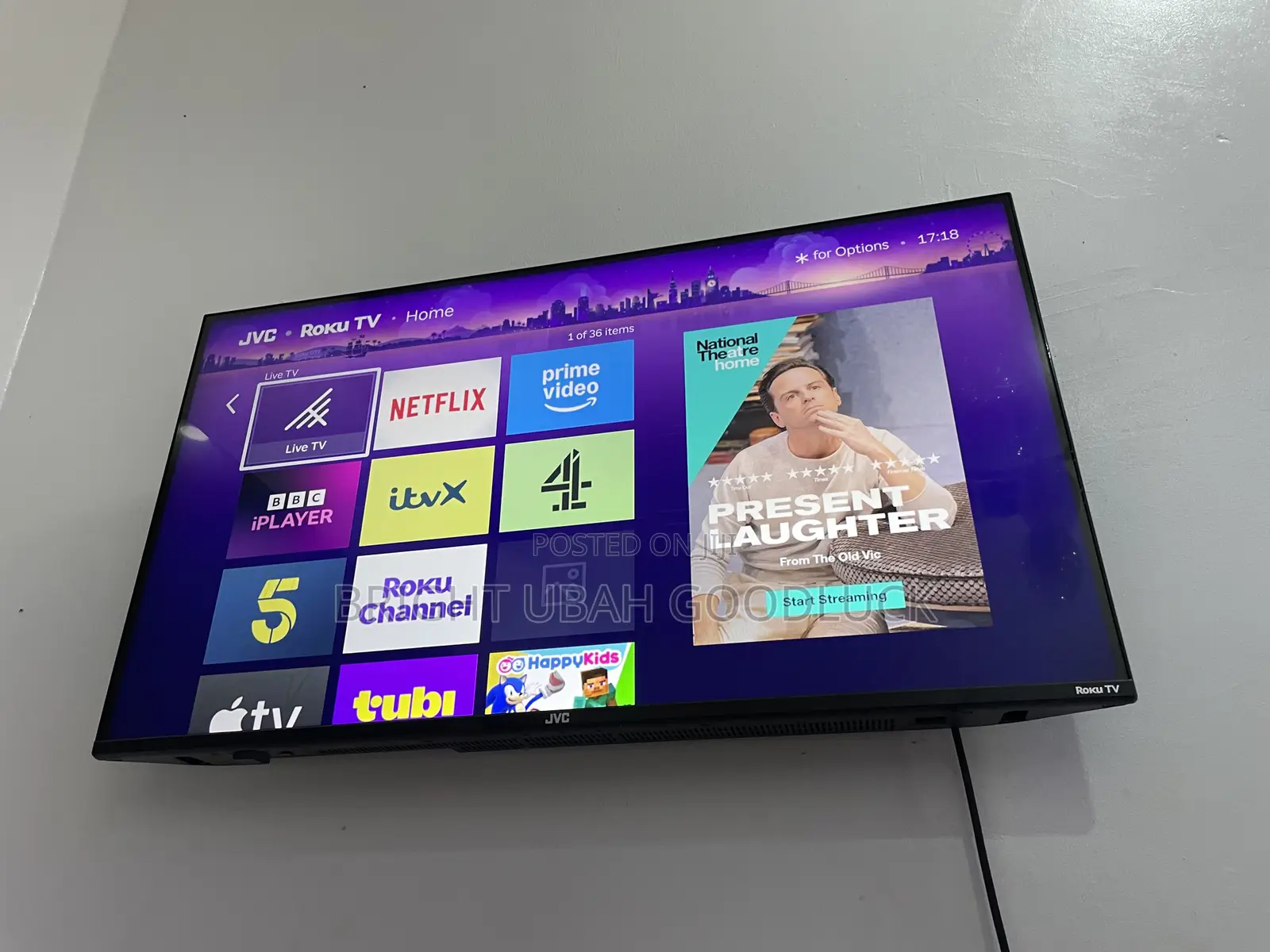 JVC 40 Inches Frameless Tv Altra Smart Tv With Free Netf