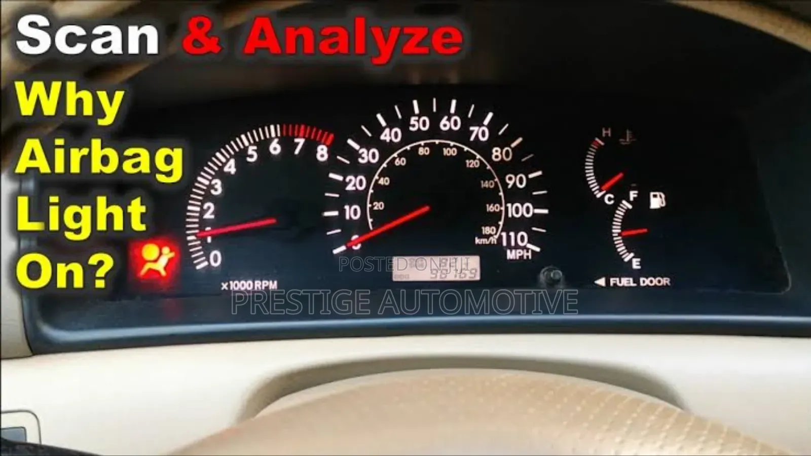 Toyota Airbag Reset and Passenger Seat Classification