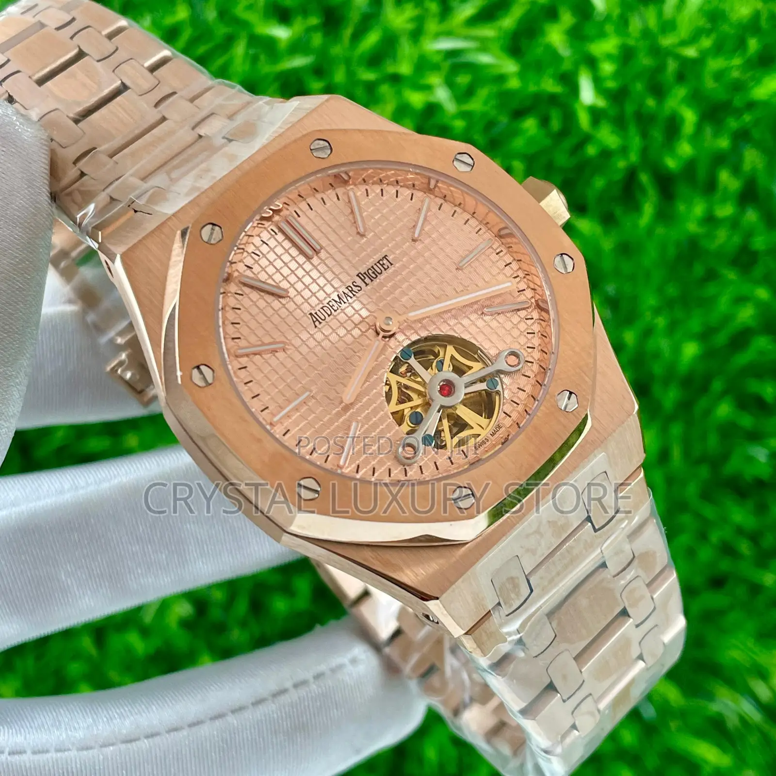 Audemars Piguet Quality Luxury Men Chain Strap Wristwatch