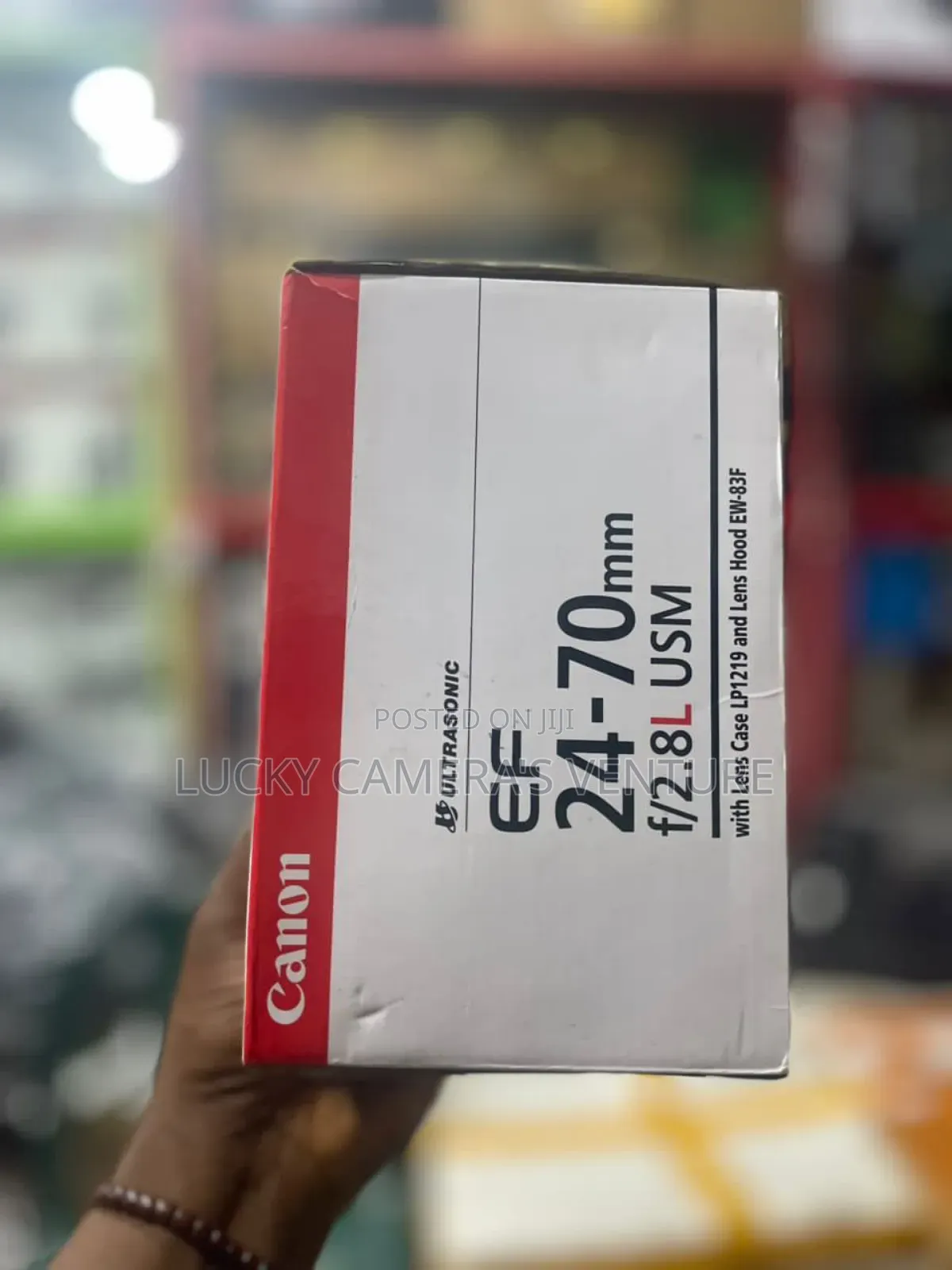 Canon 24 - 70mm Lens, F/2.8l U S M
