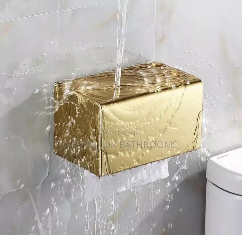 Luxury Maat Gold Toilet Roll Holder