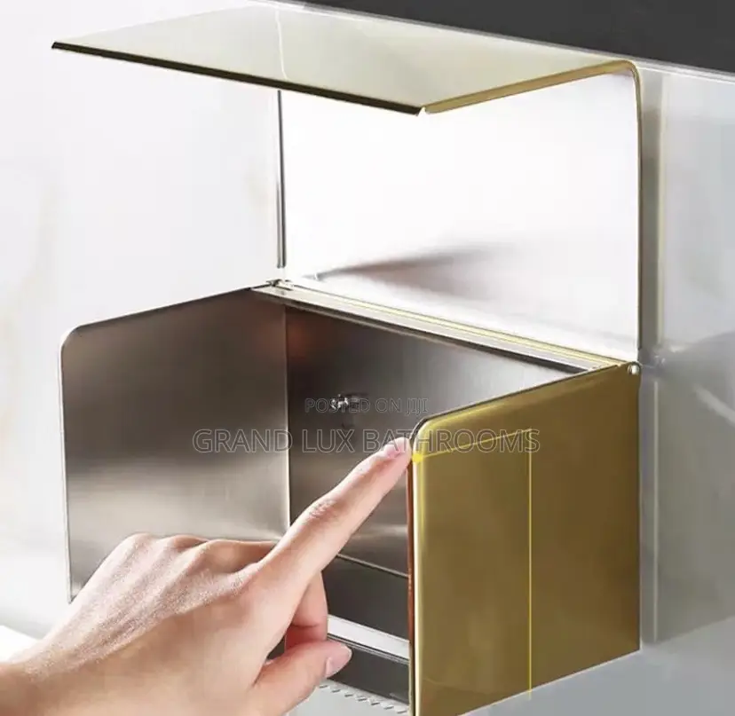 Luxury Maat Gold Toilet Roll Holder