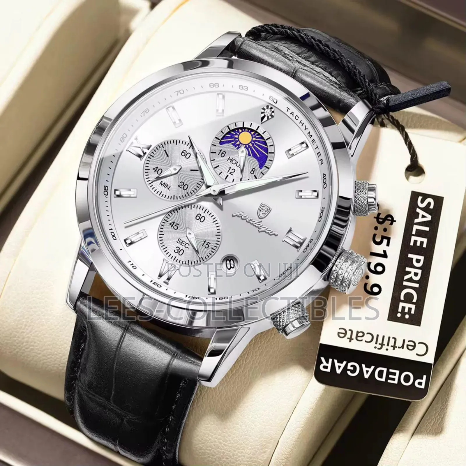 Top Leather Poedagar Watches