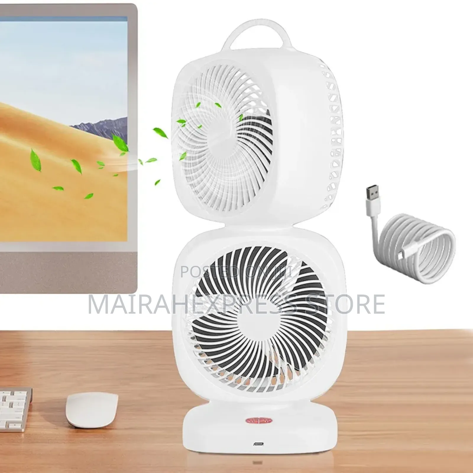 Generic 2 Story Rechargeable Circulation Fan