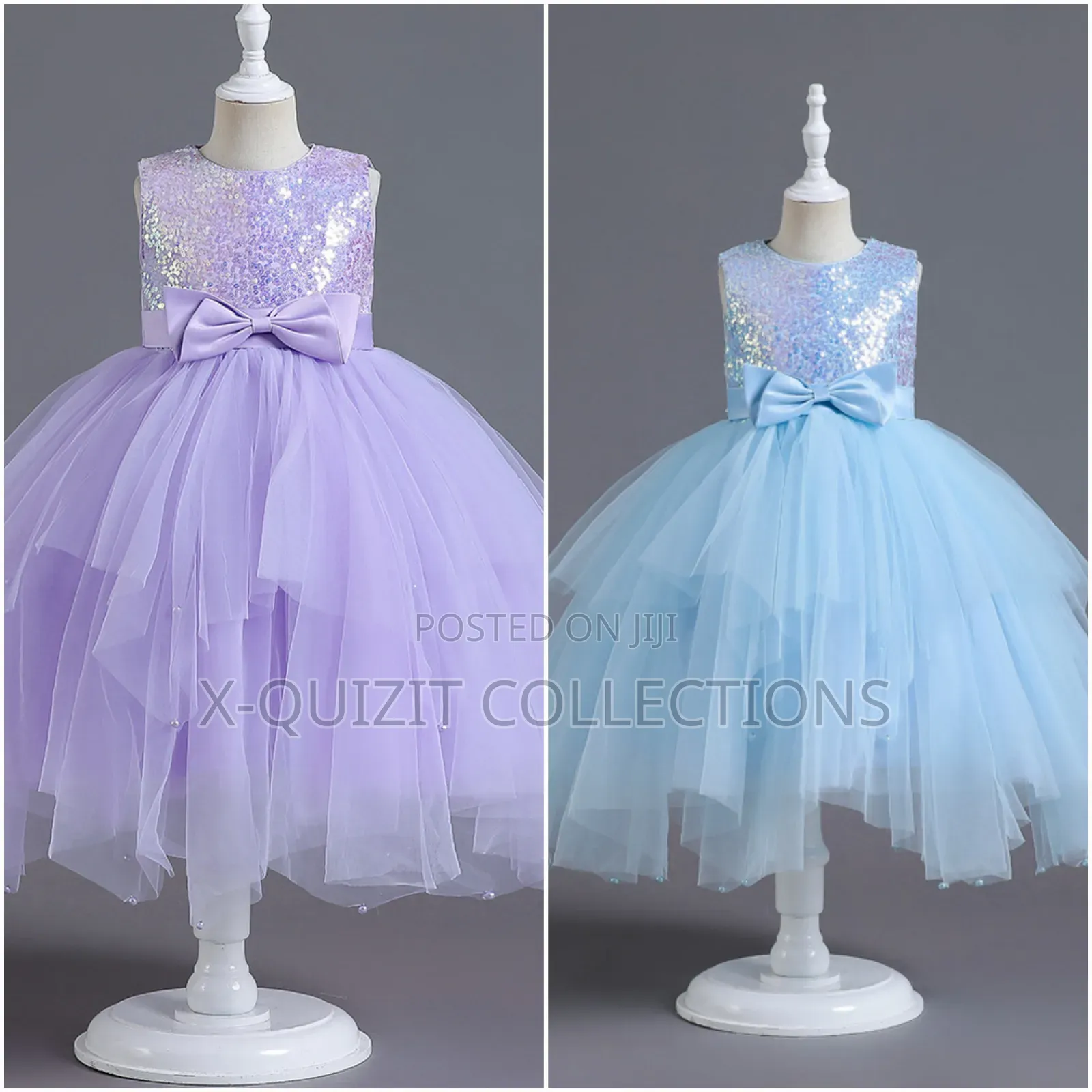 Girls Sequin Bodice Dress
