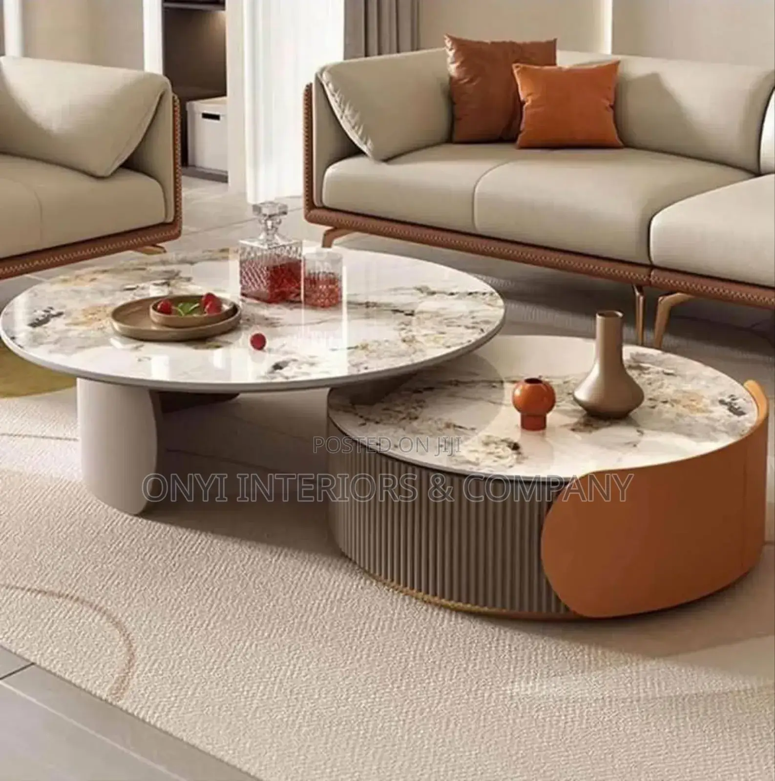 Iconic 2 in 1 Marble Centre Table