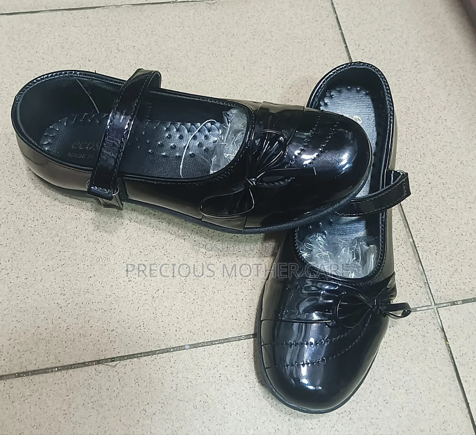 Children Girls School Shoe Black