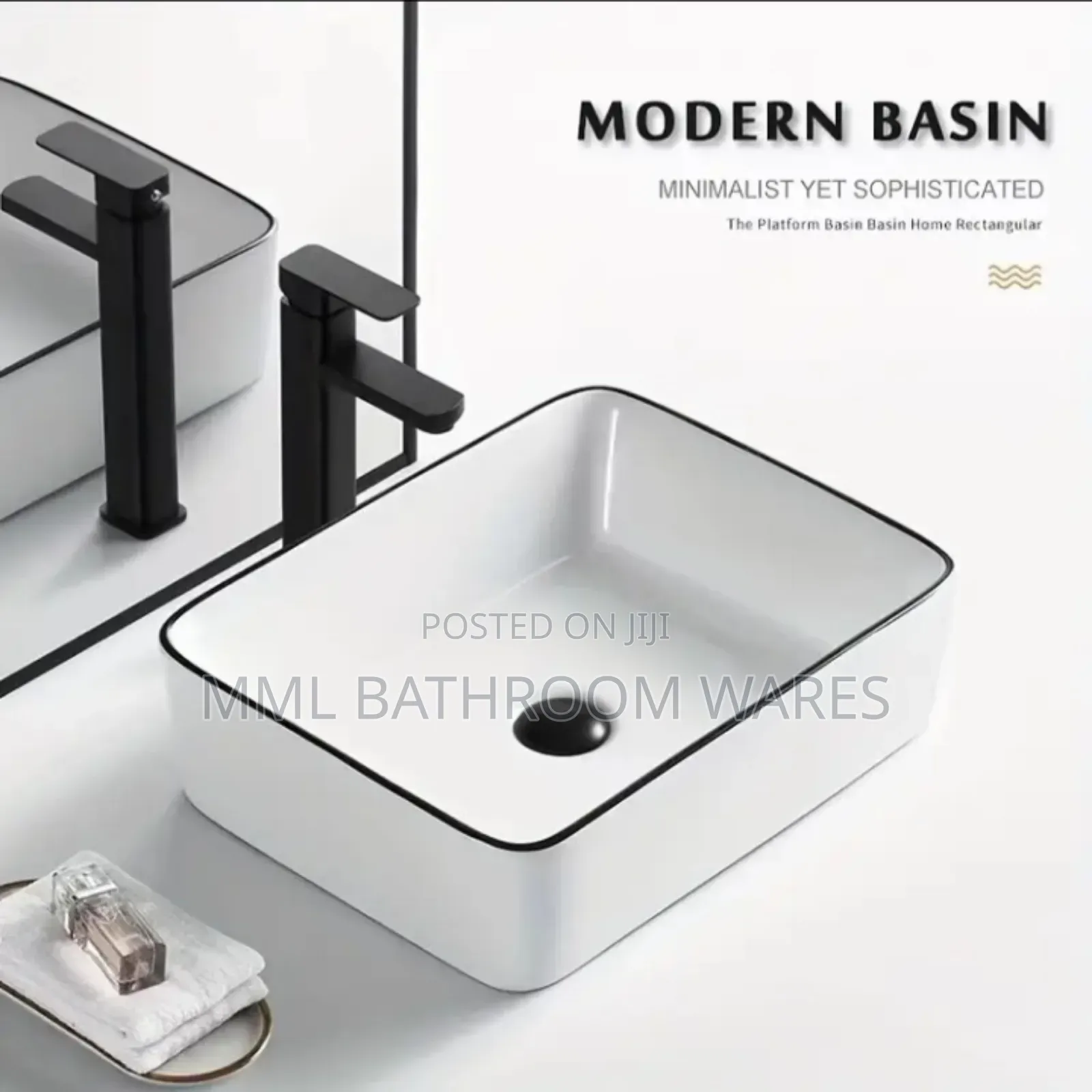 Modern Minimalist Countertop Basin