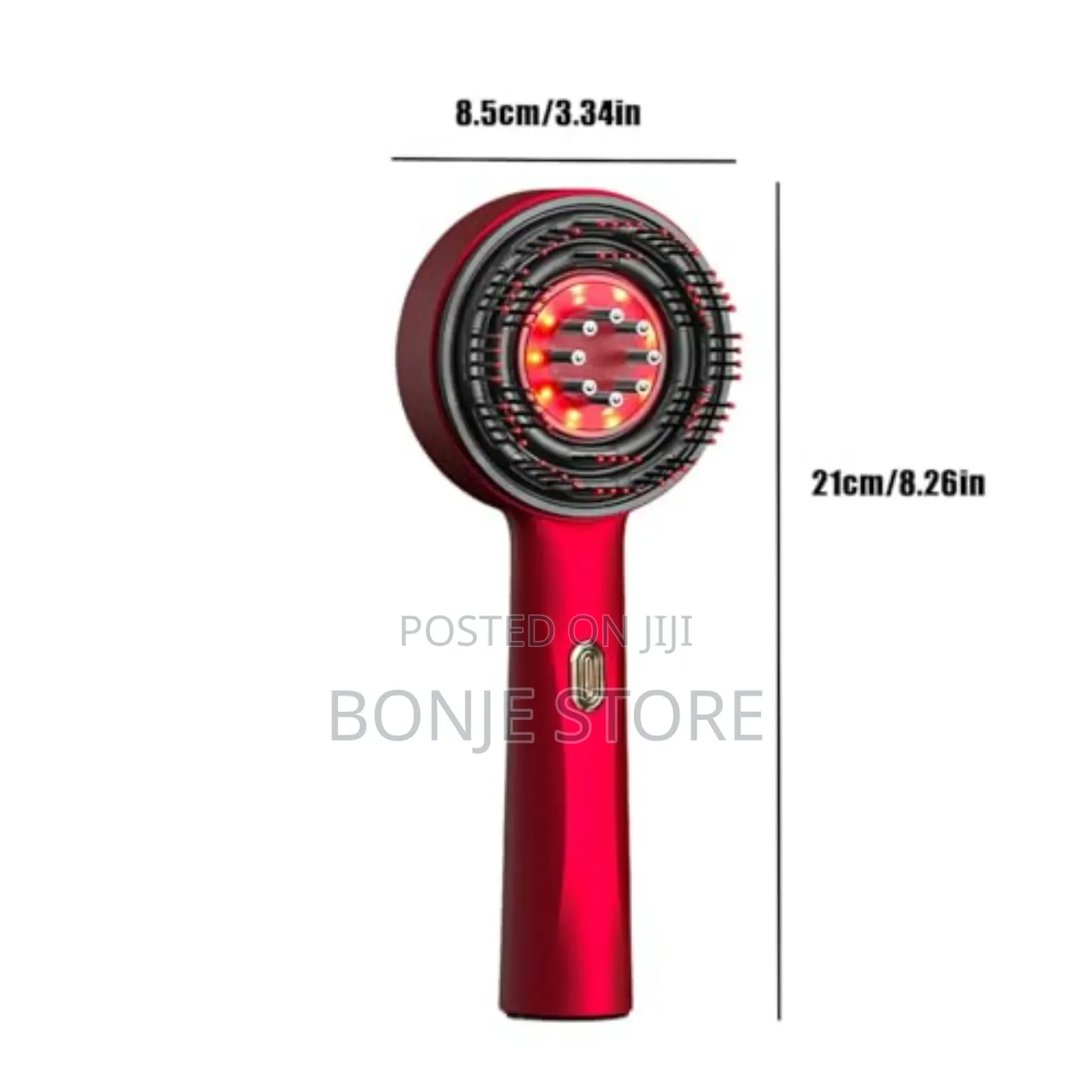 Electric Scalp Massage Brush Light Therapy Oil Applicator