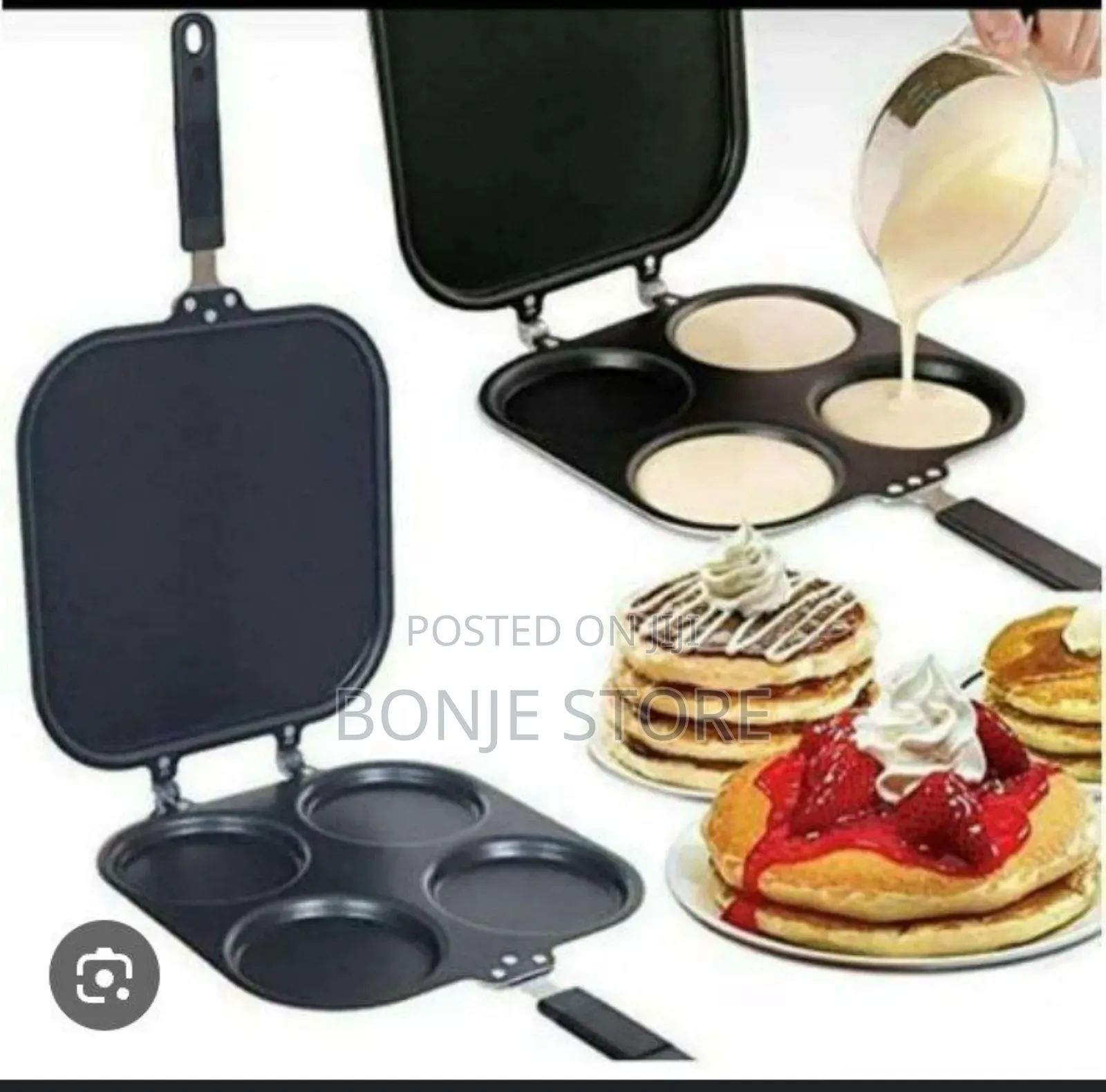 4 Holes Pancake Pan - Flip Serve