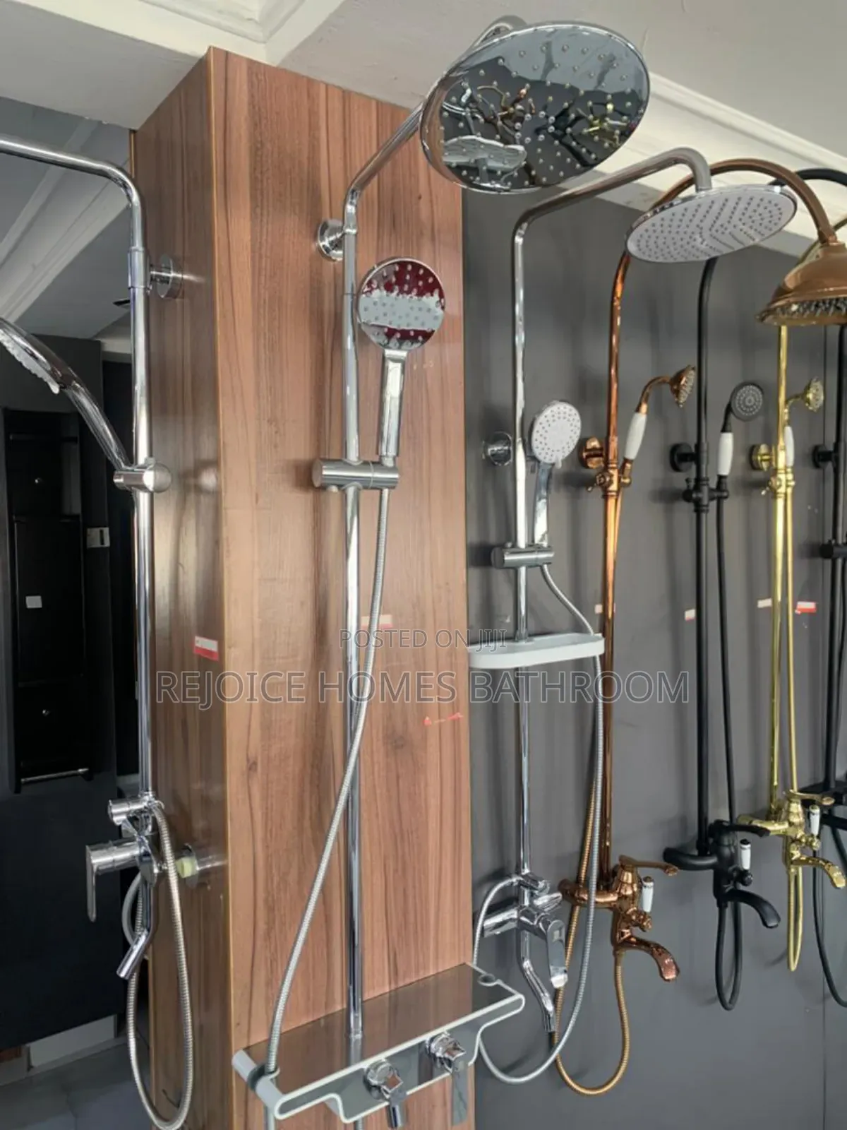 Luxury Sweethome Chrome Wall Mount Shower Set
