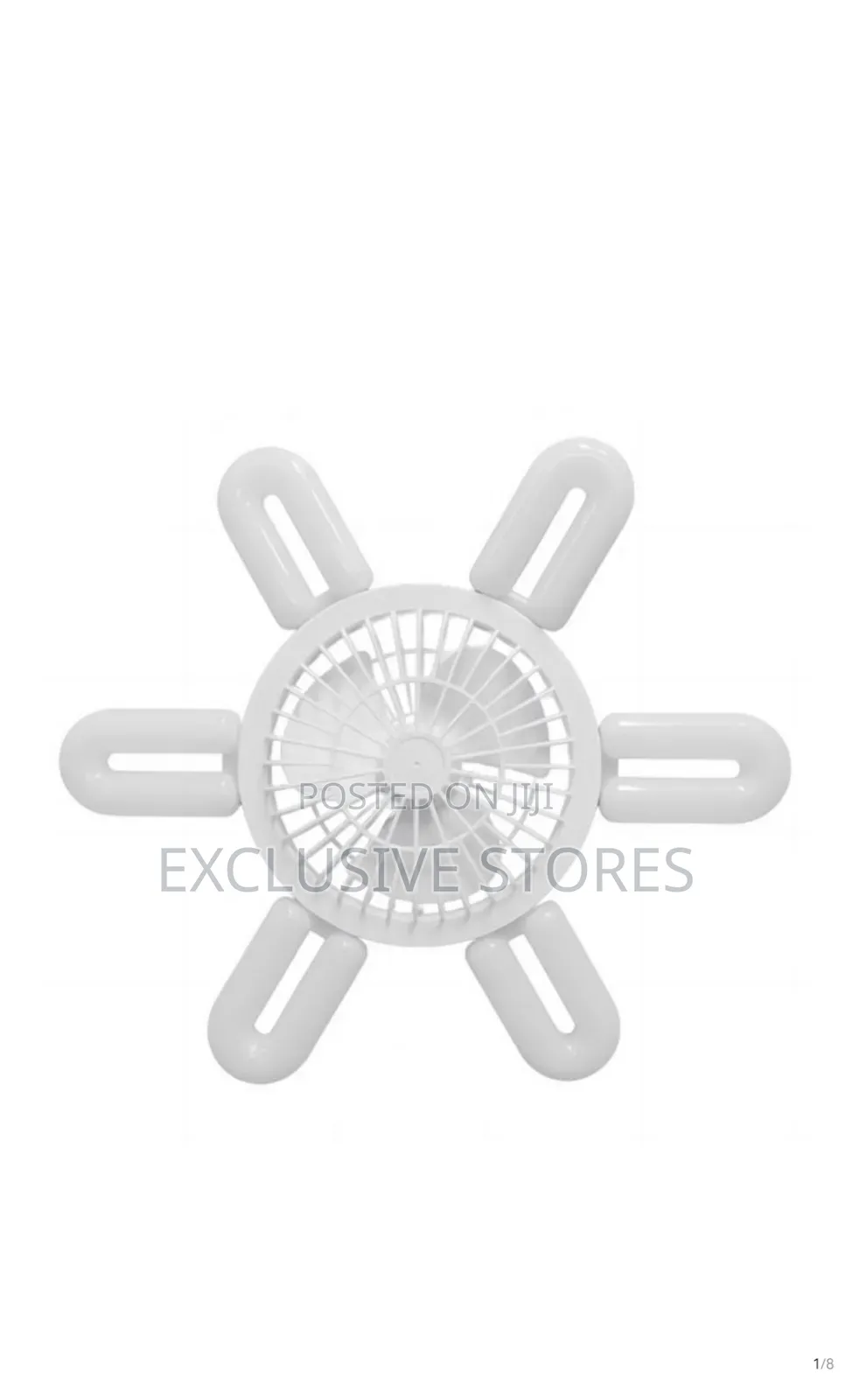 U-Shaped Mini Ceiling Fan With Light