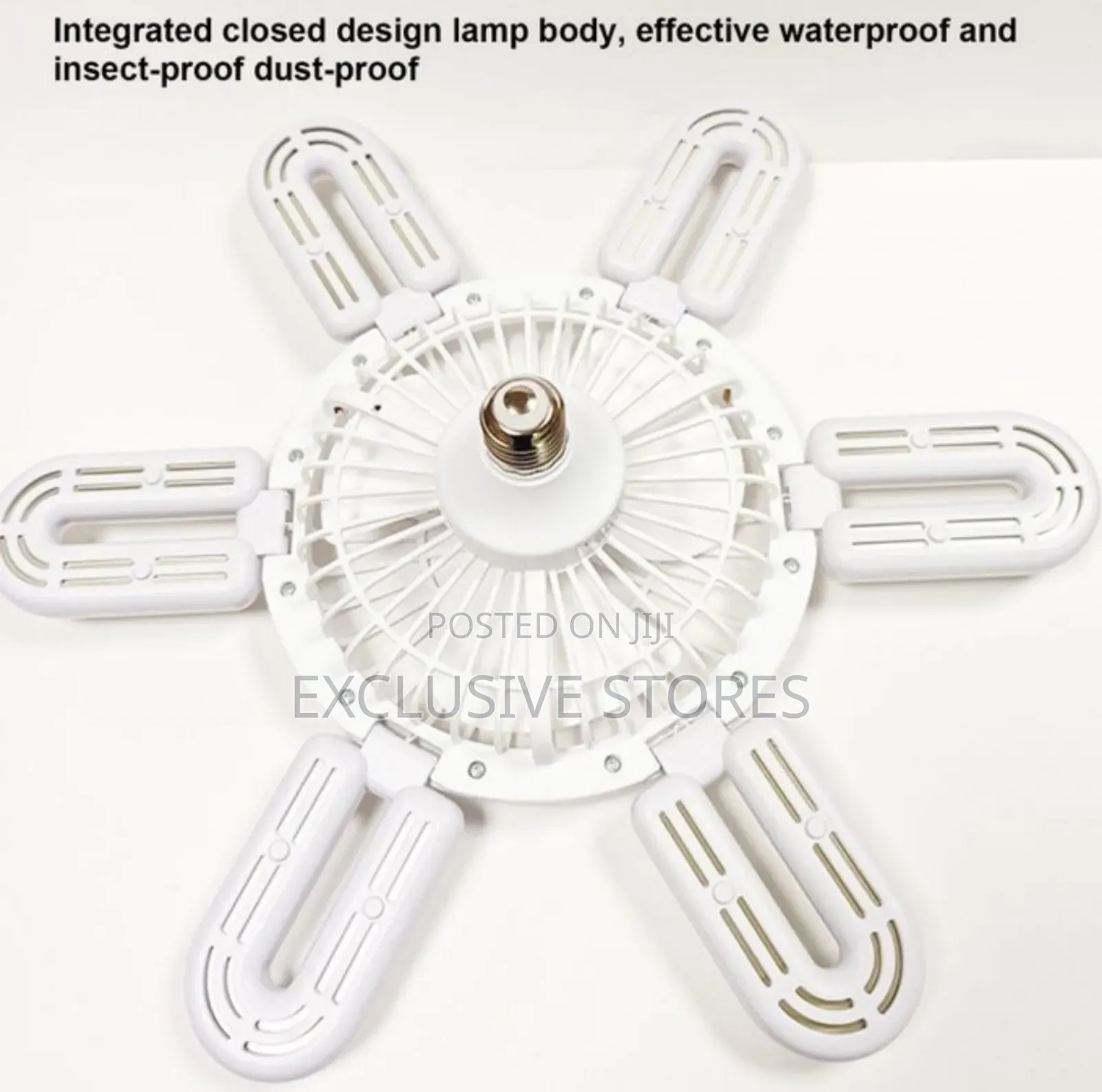 U-Shaped Mini Ceiling Fan With Light
