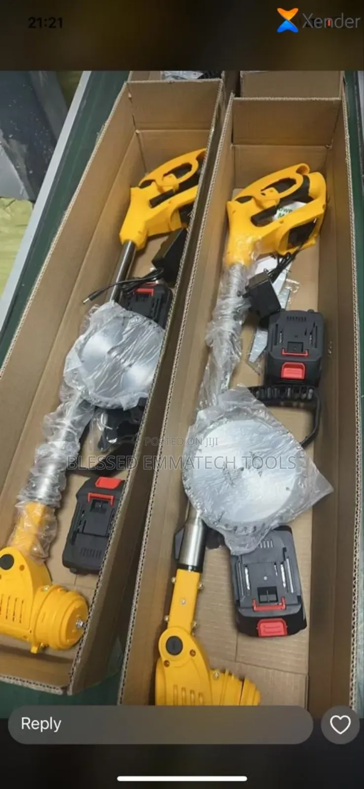 Tino Dewalt Cordless Brush Cutter Machine