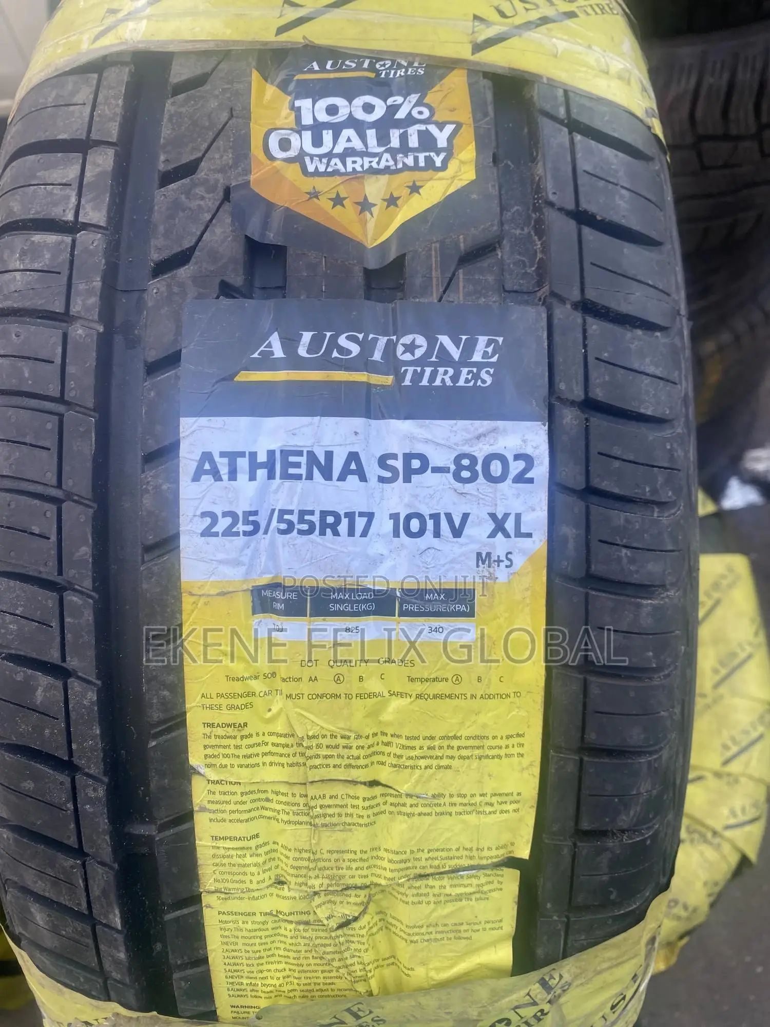225-55/17 Brand New Tires