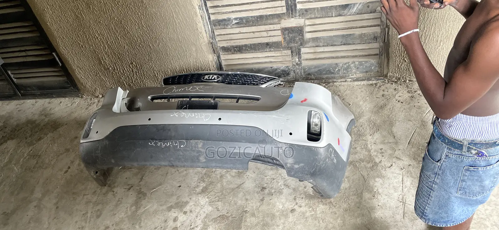 Replacement for Complete Front Bumper Kia Sorento 2013 2014
