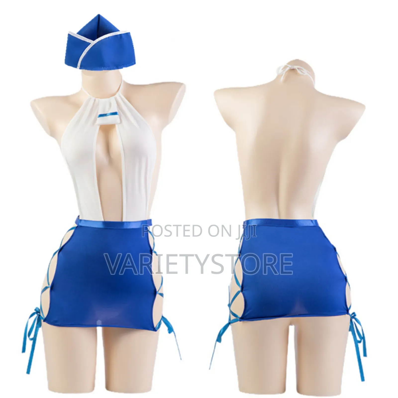 Hollow Out Sexy Temperament Flight Attendant Costume